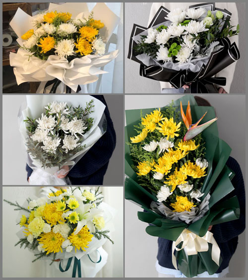 安徽池州市石台县丁香镇林茶村白事花束代送